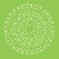 Mandala Round Ornament Pattern V