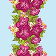 Seamless floral ornament N19