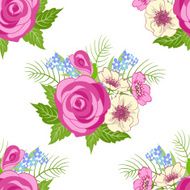 Seamless floral background N123