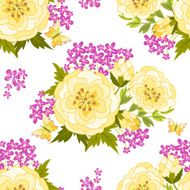 Seamless floral background N124