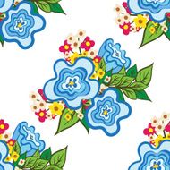 Seamless floral background N125