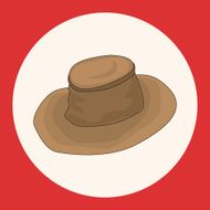 Fishing hat theme elements N3