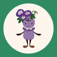 flower elf theme elements vector eps N4