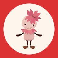 flower elf theme elements vector eps N9