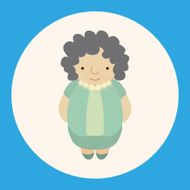 family grandmother character theme elements N7
