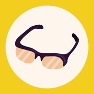 glasses theme elements vector eps N10