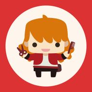 hair designer theme elements N2