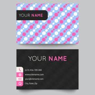 Business card template design Vector illustration