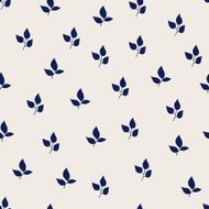 Nature seamless pattern with leaves N2