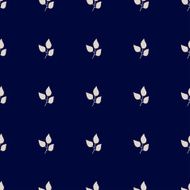 Nature seamless pattern with leaves N3