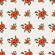 Seamless Floral Pattern N496