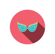 Festive mask icon Masquerade carnival sign N6