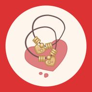 couple necklace theme elements N2