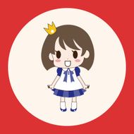girl cartoon theme elements vector eps N3
