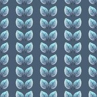Just leaves Watercolor Seamless pattern 9