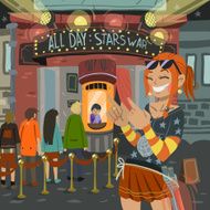 Happy Fav Movie Day greeting card