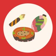 eye liner and eyeshadow theme elements vector eps N3