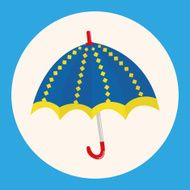 Umbrella theme elemets vector eps N7