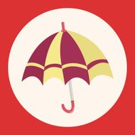 Umbrella theme elemets vector eps N9