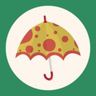 Umbrella theme elemets vector eps N10