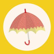 Umbrella theme elemets vector eps N13