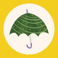 Umbrella theme elemets vector eps N14