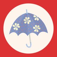 Umbrella theme elemets vector eps N15