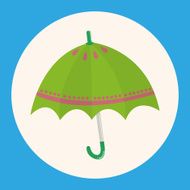 Umbrella theme elemets vector eps N16