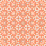 Abstract seamless pattern in orange color