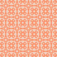 Abstract seamless pattern in orange color N2