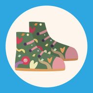 shoe style theme elements vector eps N19
