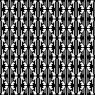 Abstract seamless pattern in black and white N14