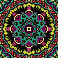 Abstract Tribal vintage ethnic seamless pattern ornamental N7