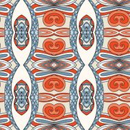 Abstract seamless ornament pattern kaleidoscope effect N2