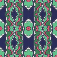 Abstract seamless ornament pattern kaleidoscope effect N3