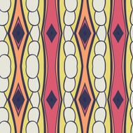 Abstract seamless ornament pattern kaleidoscope effect N7