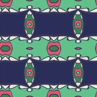 Abstract seamless ornament pattern kaleidoscope effect N10