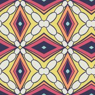 Abstract seamless ornament pattern kaleidoscope effect N16