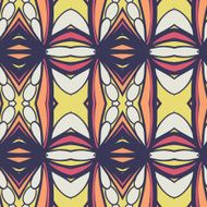 Abstract seamless ornament pattern kaleidoscope effect N18