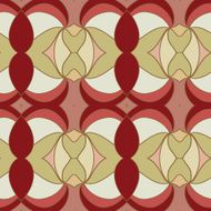 Abstract seamless ornament pattern kaleidoscope effect N19