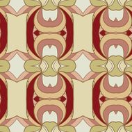 Abstract seamless ornament pattern kaleidoscope effect N23