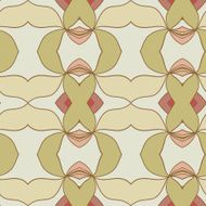 Abstract seamless ornament pattern kaleidoscope effect N27