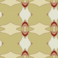 Abstract seamless ornament pattern kaleidoscope effect N29