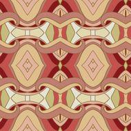 Abstract seamless ornament pattern kaleidoscope effect N31
