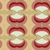 Abstract seamless ornament pattern kaleidoscope effect N34