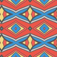 Abstract seamless ornament pattern kaleidoscope effect N35