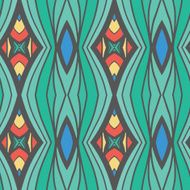 Abstract seamless ornament pattern kaleidoscope effect N37