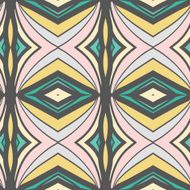 Abstract seamless ornament pattern kaleidoscope effect N39