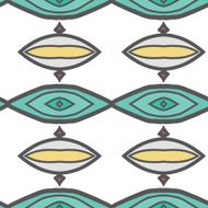 Abstract seamless ornament pattern kaleidoscope effect N41