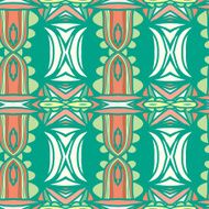 Abstract seamless ornament pattern kaleidoscope effect N42